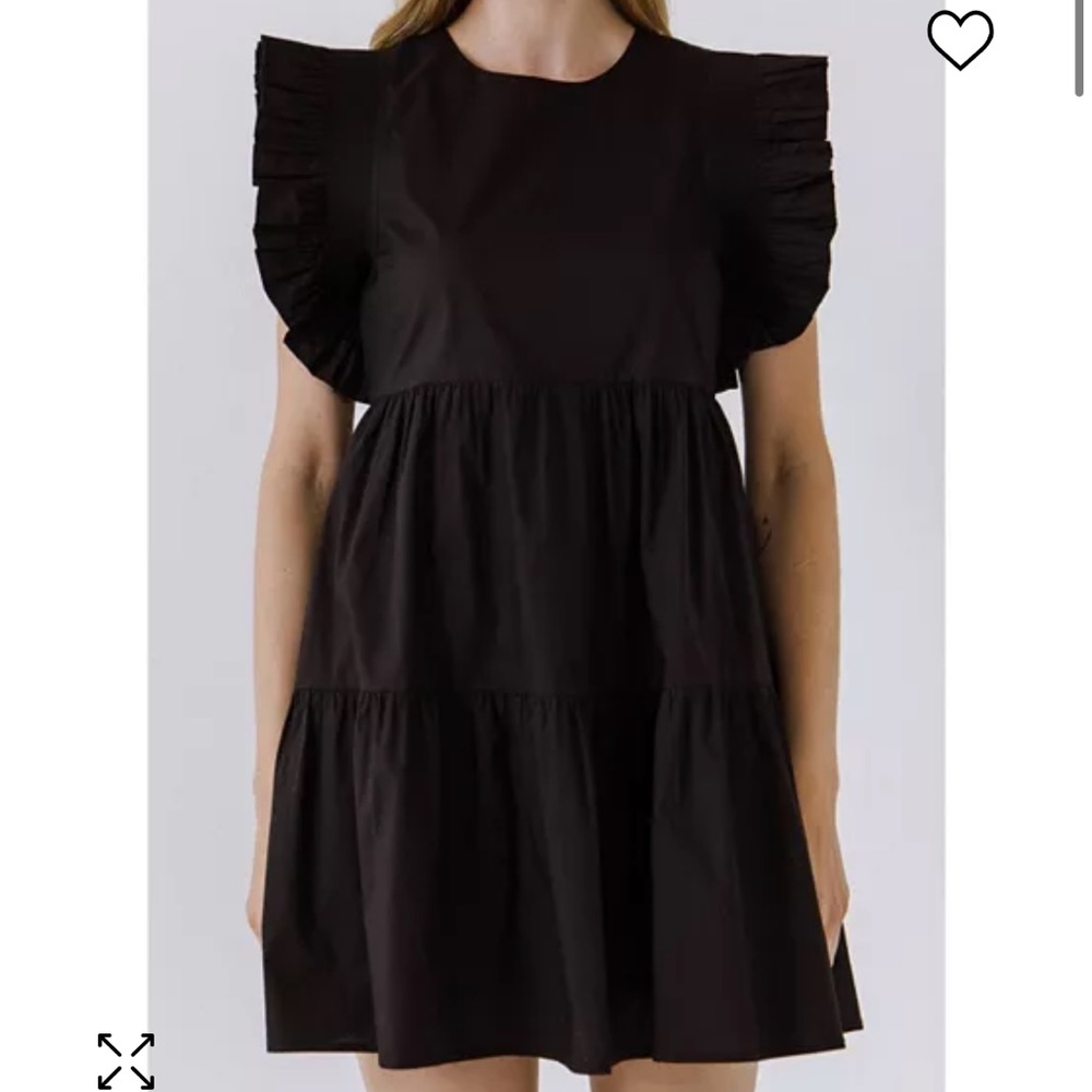 English Factory Ruffled Babydoll Dress